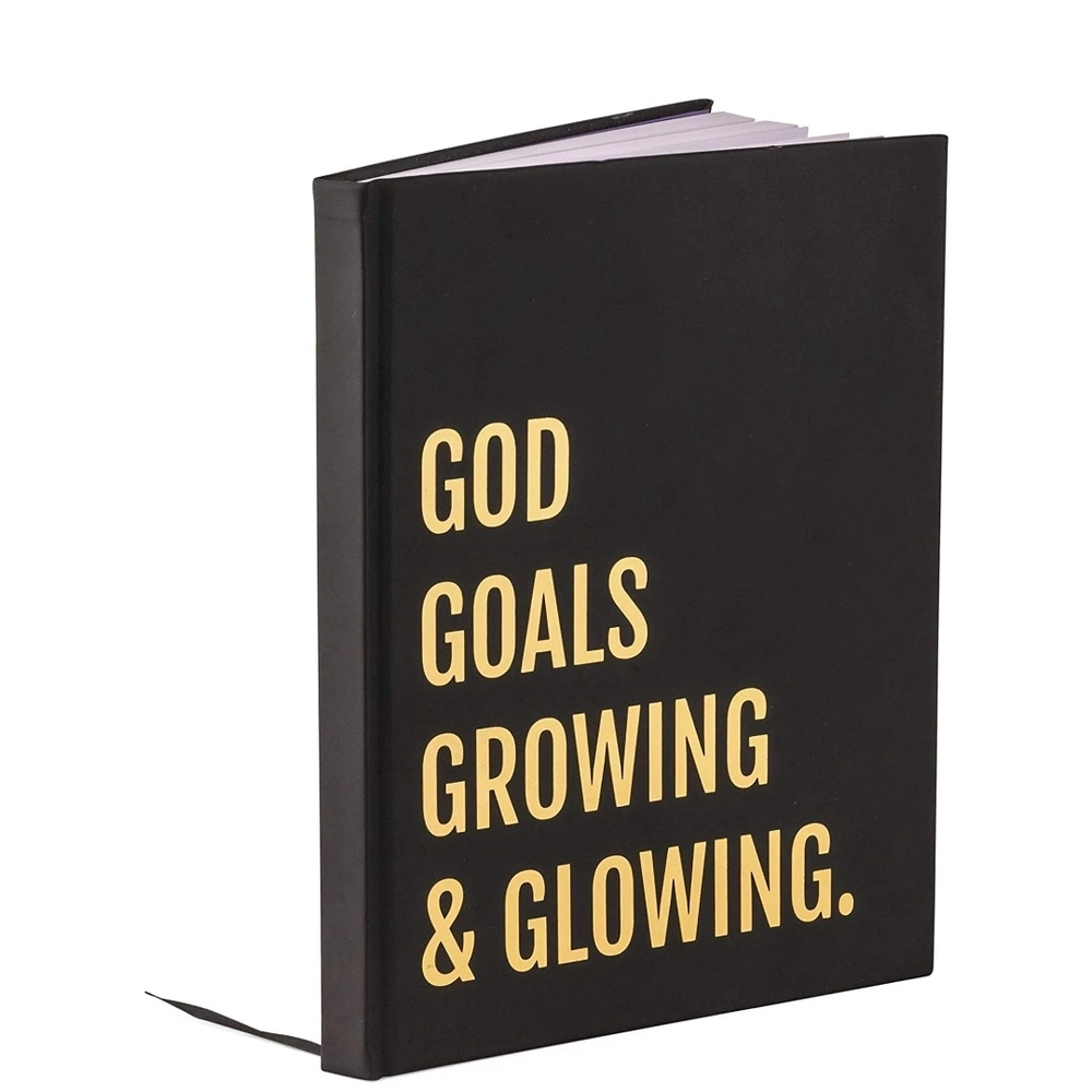 NWT Black and Gold Inspirational Journal